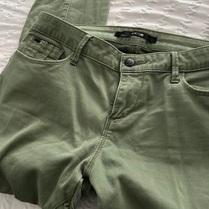Joe’s jeans, green cargo skinny pants, size 29